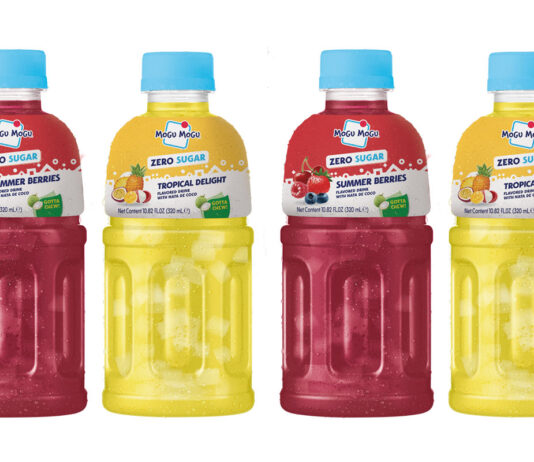 Mogu Mogu taps into soaring demand with new Zero Sugar drinks Pack shots of Mogu Mogu Zero Sugar Summer Berries and Zero Sugar Tropical Delight.