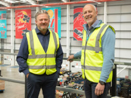Filshill pledges to ramp up sustainability in 150th year Simon Hannah, left, chief executive at JW Filshill stands inside the wholesaler's depot with Keith Geddes, right, chief financial and operating officer at Filshill.
