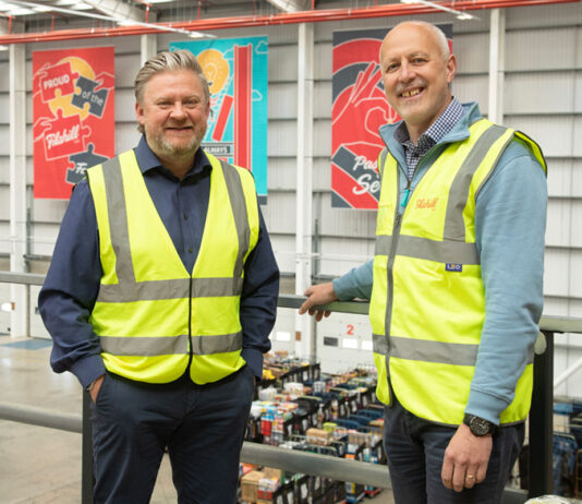 Filshill pledges to ramp up sustainability in 150th year Simon Hannah, left, chief executive at JW Filshill stands inside the wholesaler's depot with Keith Geddes, right, chief financial and operating officer at Filshill.