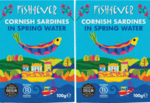 Pack shots of Fish4Ever Cornish Sardines in Spring Water.