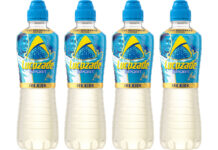 Pack shots of Lucozade Sport Ice Kick by Jude Bellingham.