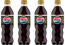 Pack shots of Pepsi Max Caffeine Free 500ml bottles.