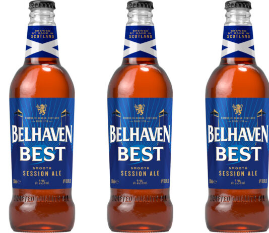 Belhaven Best beer makes its bottle debut Pack shots of Belhaven Best bottles.