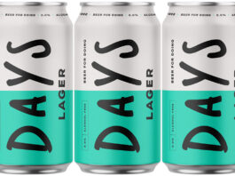Days Lager launches new and improved recipe Pack shots of Days Lager cans.