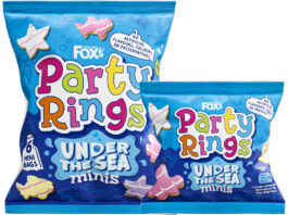 Fox’s brings the party Under the Sea with new Party Rings Pack shots of Party Rings Under the Sea multipack and single pack.