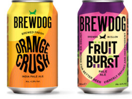 BrewDog taps into fruity demand with exclusive beers Pack shots of BrewDog Orange Crush and BrewDog Fruit Burst.