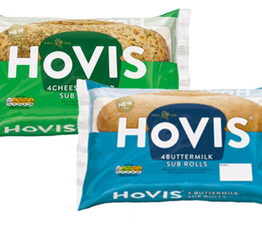 Hovis rises to the lunch demand with new Sub Rolls Pack shots of Hovis Cheese & Herbs Sub Rolls and Hovis Buttermilk Sub Rolls.