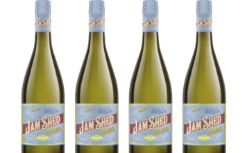 Pack shots of Jam Shed White Blend.
