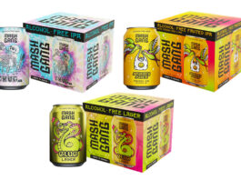 Mash Gang unveils first core range of alcohol free beer Pack shots of Mash Gang four packs and single cans in the brand's core range. Variants including Mash Gang Chug, Mash Gang Glug and Mash Gang Journey Juice.