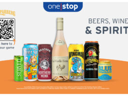 One Stop announces reset for its off-trade selection Promotion for One Stop's refresh for the beer, wine and spirits category with pack shots of products and a QR code for Kopparberg cider.