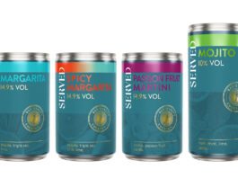 Served cocktails rolls out four new drinks Pack shots of Served cocktails including Margarita, Spicy Margarita, Passion Fruit Martini and Mojito.