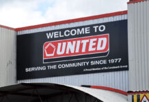 United Wholesale Grocers frontage at Glasgow depot.