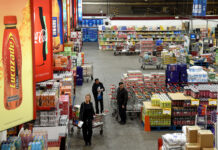 Image overlooking the depot floor of United Wholesale Scotland's Queenslie location.