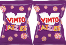 Pack shots of Vimto Jazzies.