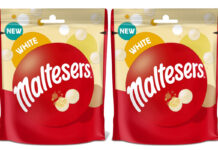 Pack shots of Maltesers White.