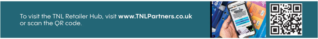 Allwyn banner ad for its TNL Partners website.
