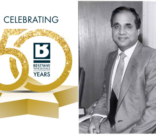 Bestway marks 50 years with a host of celebrations and a night at the Royal Albert Hall Sir Anwar Pervez, managing director at Bestway Wholesale, and the Bestway Wholesale 50th anniversary logo.