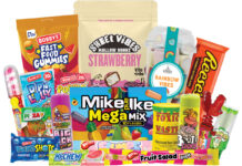 Pack shots of confectionery products to illustrate Bobby's Sweets trial box.