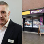 Booker highlights that flexibility is the way to profitability Colm Johnstone, retail managing director at Booker, next to an exterior shot of a Premier store.