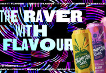 Promotional image of the new Crumpton Oaks campaign with text that reads 'The Raver with Flavour'.