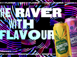 Promotional image of the new Crumpton Oaks campaign with text that reads 'The Raver with Flavour'.
