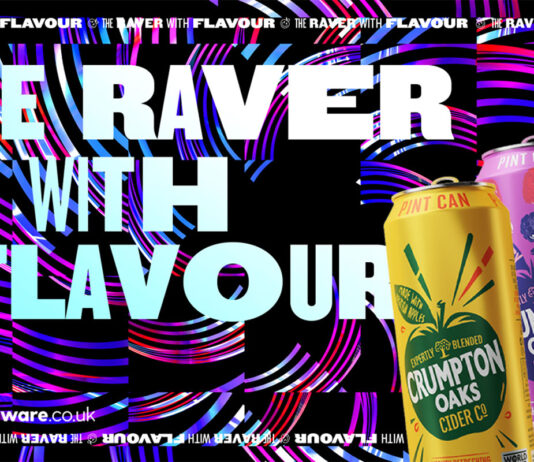 Crumpton Oaks brings a 90s flair to the summer in new marketing campaign Promotional image of the new Crumpton Oaks campaign with text that reads 'The Raver with Flavour'.