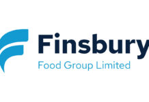 A logo for Finsbury Food Group Limited featuring the new design for 2025.
