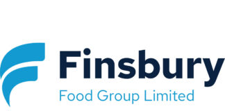 A logo for Finsbury Food Group Limited featuring the new design for 2025.