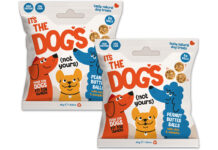 Pack shots of It's The Dog's Peanut Butter Balls.