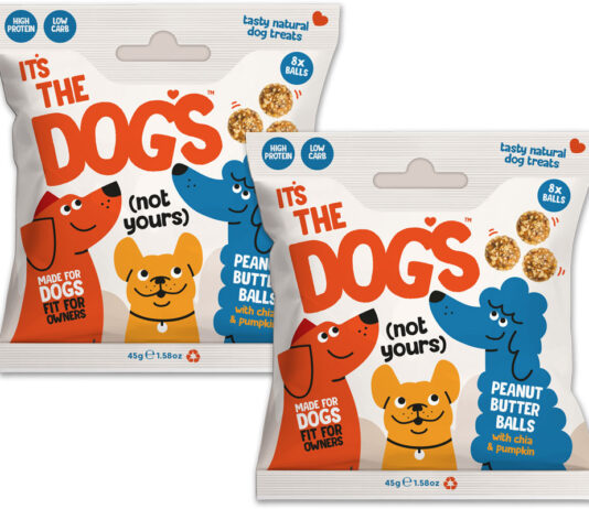 The Protein Ball Co launches new It’s The Dog’s treats for both owners and pets Pack shots of It's The Dog's Peanut Butter Balls.