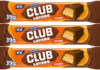 Pack shots of McVitie's Club Layers Orange.