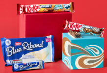 Packs of Blue Riband Vanilla, Kit Kat Chunky Funky and Kit Kat Chunky Salted Caramel Duo.