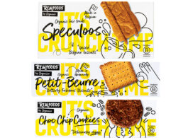 Organico feels a crunch with new sweet biscuits range Pack shots of Organico sweet biscuits including Speculoos, Petit Beurre and Choc Chip Cookies.