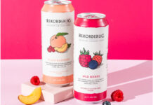 Wild berries and peach-raspberry Rekorderlig cans