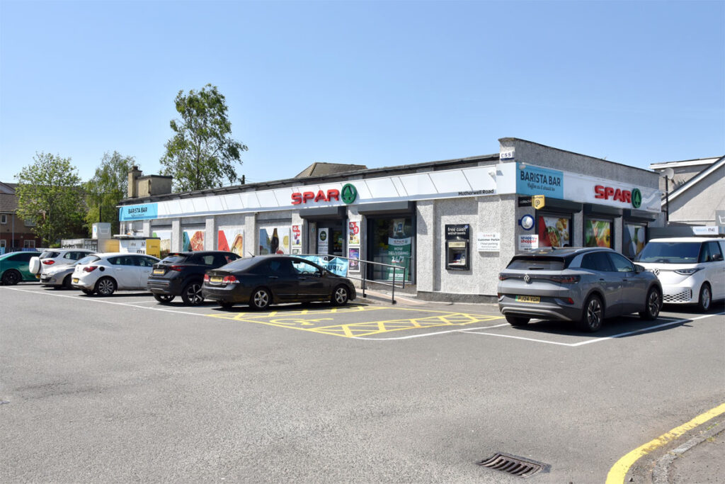 Exterior shot of Spar Motherwell Road