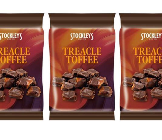 Stockley’s embraces a nostalgic favourite with new Treacle Toffee packs Pack shots of Stockley's Treacle Toffee.