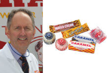Fergus Loudon, sales director at Tunnock's, as well as images of the product range from Tunnock's.
