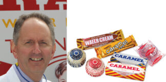 Fergus Loudon, sales director at Tunnock's, as well as images of the product range from Tunnock's.