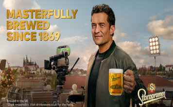 Orlando Bloom in Staropramen ad