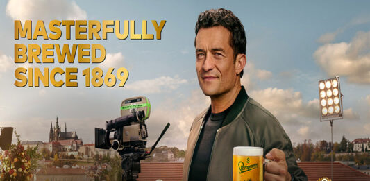 Orlando Bloom in Staropramen ad