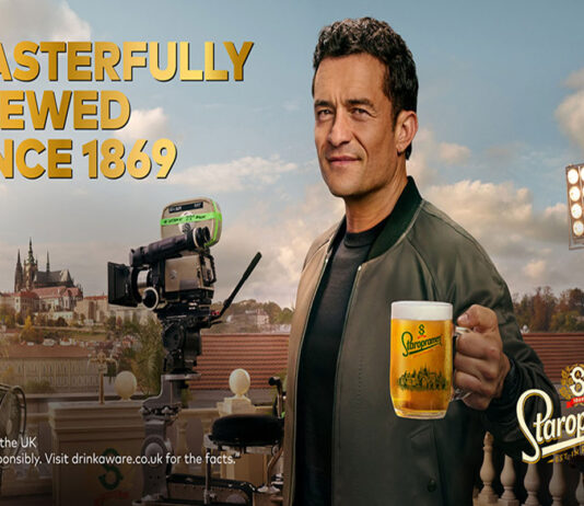 Orlando Bloom in Staropramen ad