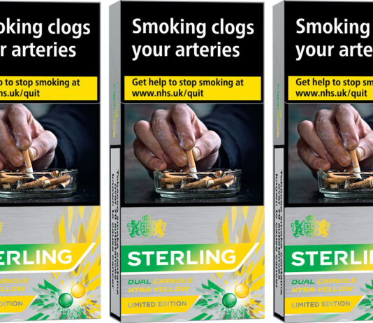 Sterling launches its first lemon-flavoured cigarillo Pack shots of Sterling Dual Capsule Xtra Yellow Limited Edition.