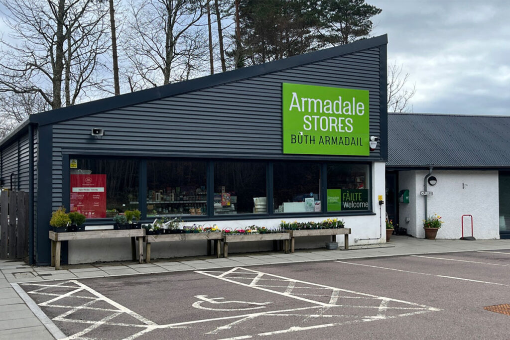 Sustainability and community is at the heart of everything that Armadale Stores does, from its food to its bags .