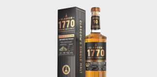 Bottle of Glasgow Distillery's 1770 ten year old