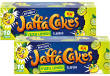 Pack shots of Jaffa Cakes Yuzu Lemon.