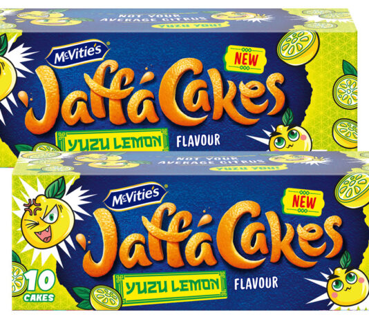 Jaffa Cakes embraces Asian flavours with new Yuzu Lemon variant Pack shots of Jaffa Cakes Yuzu Lemon.