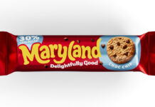 Pack shot of Maryland Delightfully Good Choc Chip Cookies.