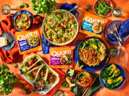 Quorn relaunches with a new look to change perceptions about meat-free products Quorn has relaunched its range emphasising that it has no artificial ingredients.