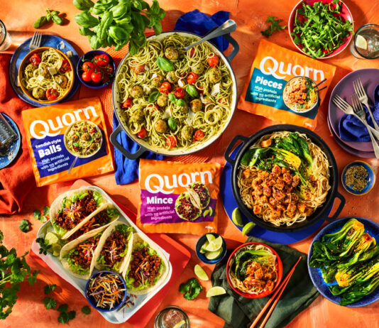 Quorn relaunches with a new look to change perceptions about meat-free products Quorn has relaunched its range emphasising that it has no artificial ingredients.