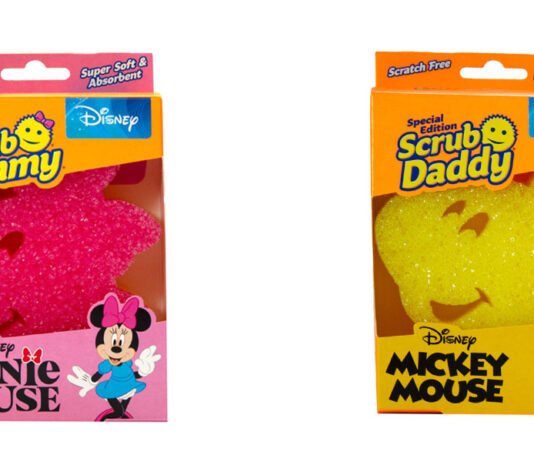 Scrub Daddy partners with Disney to launch a Mickey Mouse and Minnie Mouse version